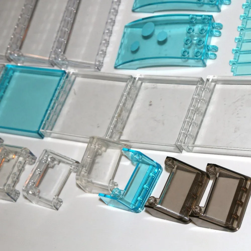 LEGO clear windscreen 3823, 24607, 4176, panel 59349, 46413, 46361, dome canopy
